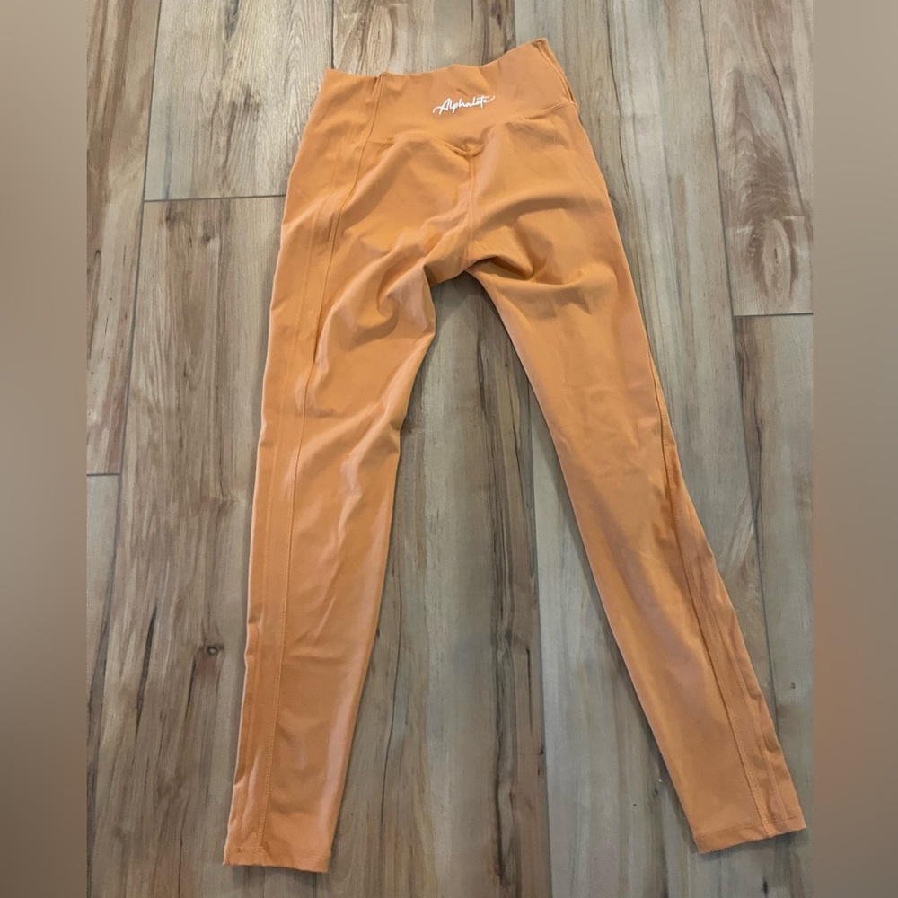 Alphalete Orange Leggings